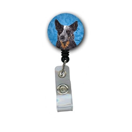Teacher'S Aid Australian Cattle Dog Retractable Badge Reel Or Id Holder With Clip TE237516